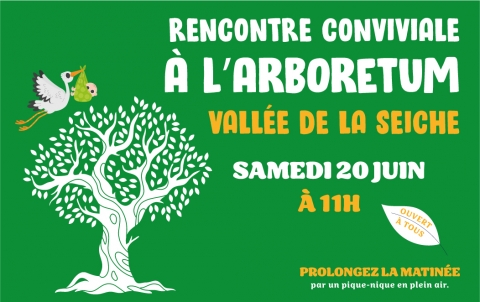 Rencontre conviviale à l'arboretum