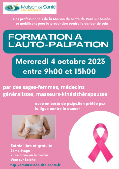 Formation à l'auto-palpation