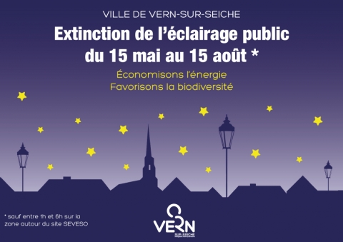 Extinction éclairage public