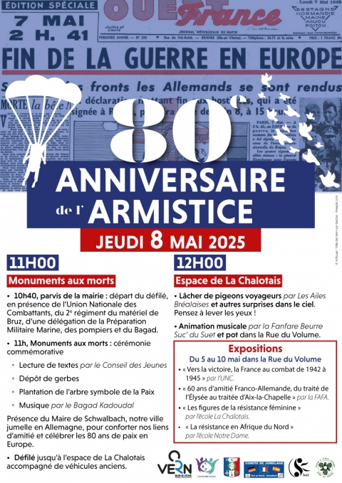 Commémoration du 80e anniversaire de l'Armistice