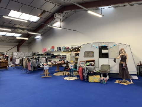 Ouverture du Dressing pour tous, La Caravane de Pascaline