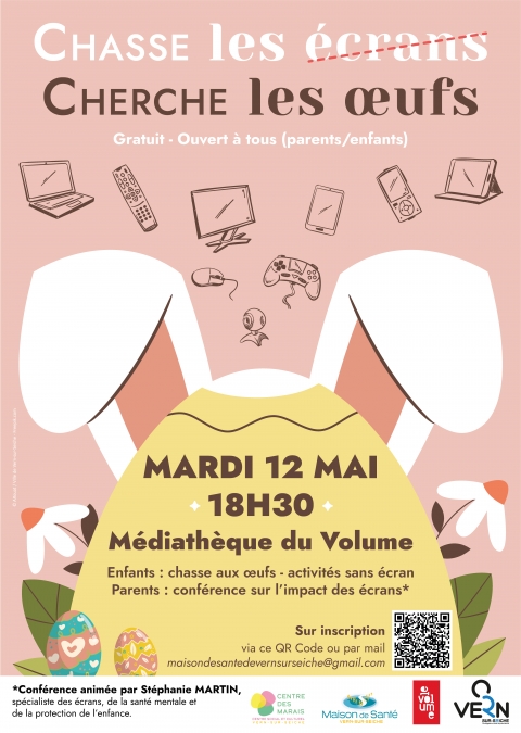 Chasse les écrans, cherche les oeufs 